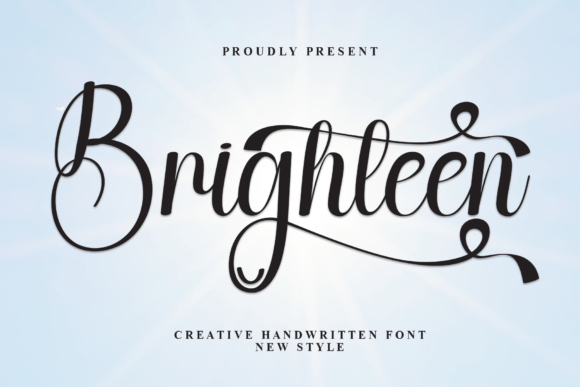 Brighteen: Your Friendly Handwritten Font for Delightful Designs