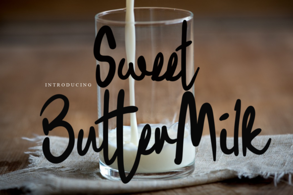 Exploring the Sweet Buttermilk Font for Design