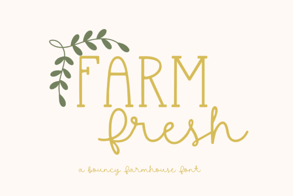 Farm Fresh: Elevating Design with Handwritten Charm