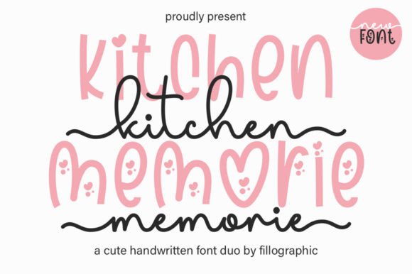 Kitchen Memorie: A Font Duo for Creative Design