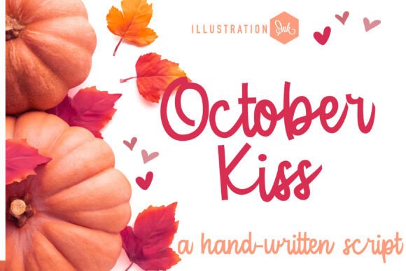 October Kiss: A Warm Hand-Crafted Font for Modern Design