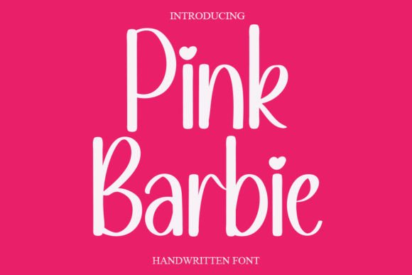 Pink Barbie: Elevating Design with Elegant Typography