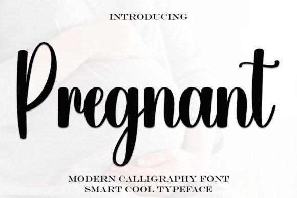 Pregnant Font: Elevating Modern Design with Elegance