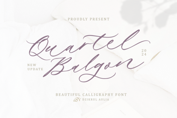 Quartel Balgon: Elevating Design with Handwritten Elegance