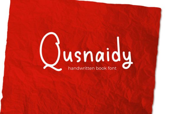 Qusnaidy: The Handwritten Font for Authentic Design