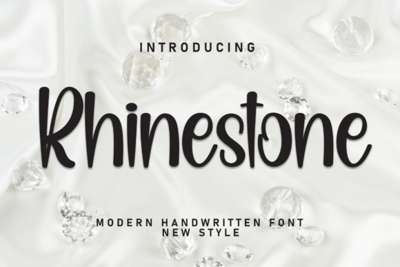 Rhinestone: The Handwritten Font for Charming Design