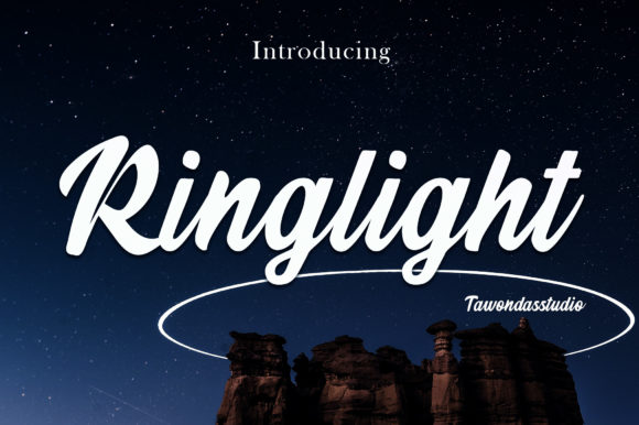 Ringlight: A Stylish Handwritten Font for Modern Design