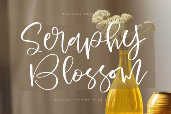 Seraphy Blossom: Elevate Your Design with a Luxury Script