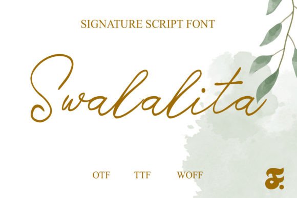 Swalalita: The Handwritten Typeface for Elegant Design