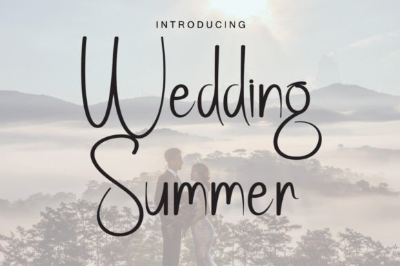 Wedding Summer: The Romantic Cursive Font for Modern Design