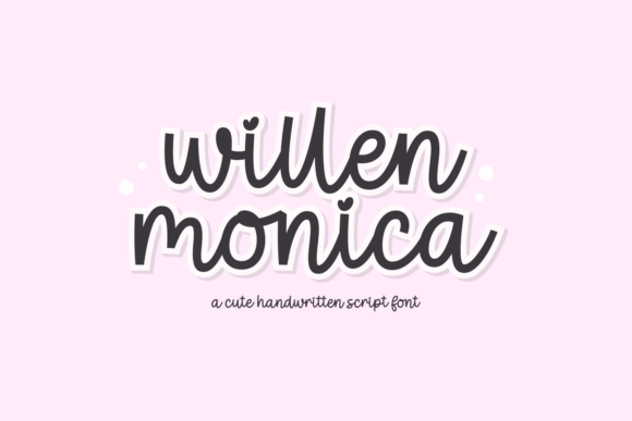 Willen Monica: A Playful Font for Cheerful Design